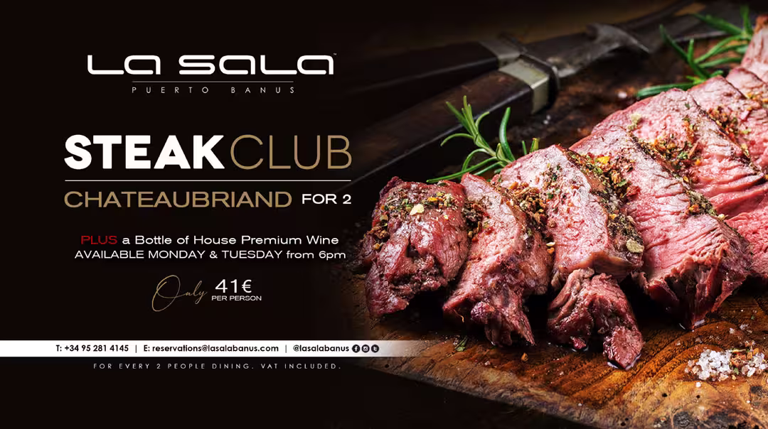 La Sala Steak Club Lights Up Marbella's Summer Nights