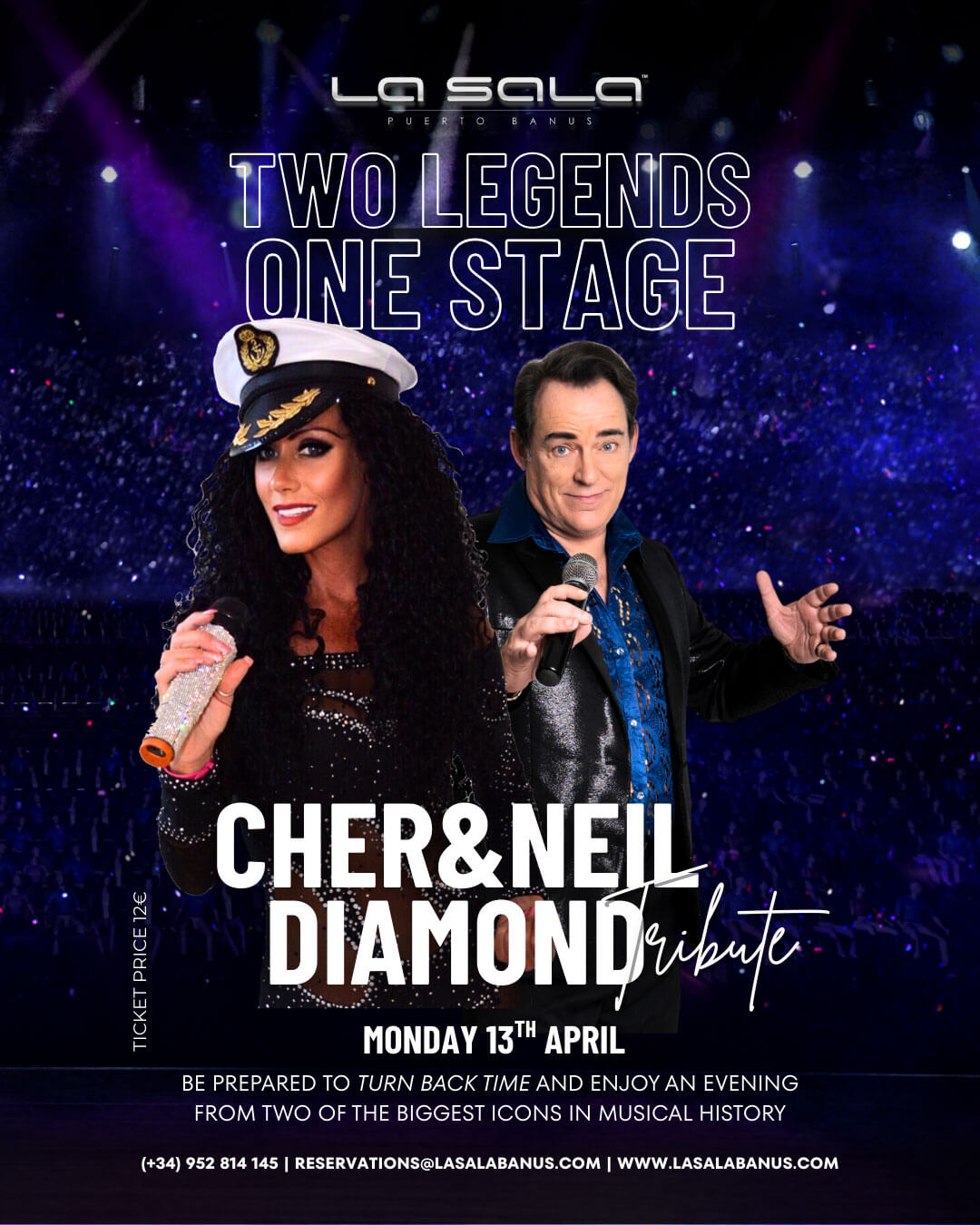 The Ultimate Cher Tribute in Marbella at La Sala The Ultimate Cher Tribute in Marbella at La Sala