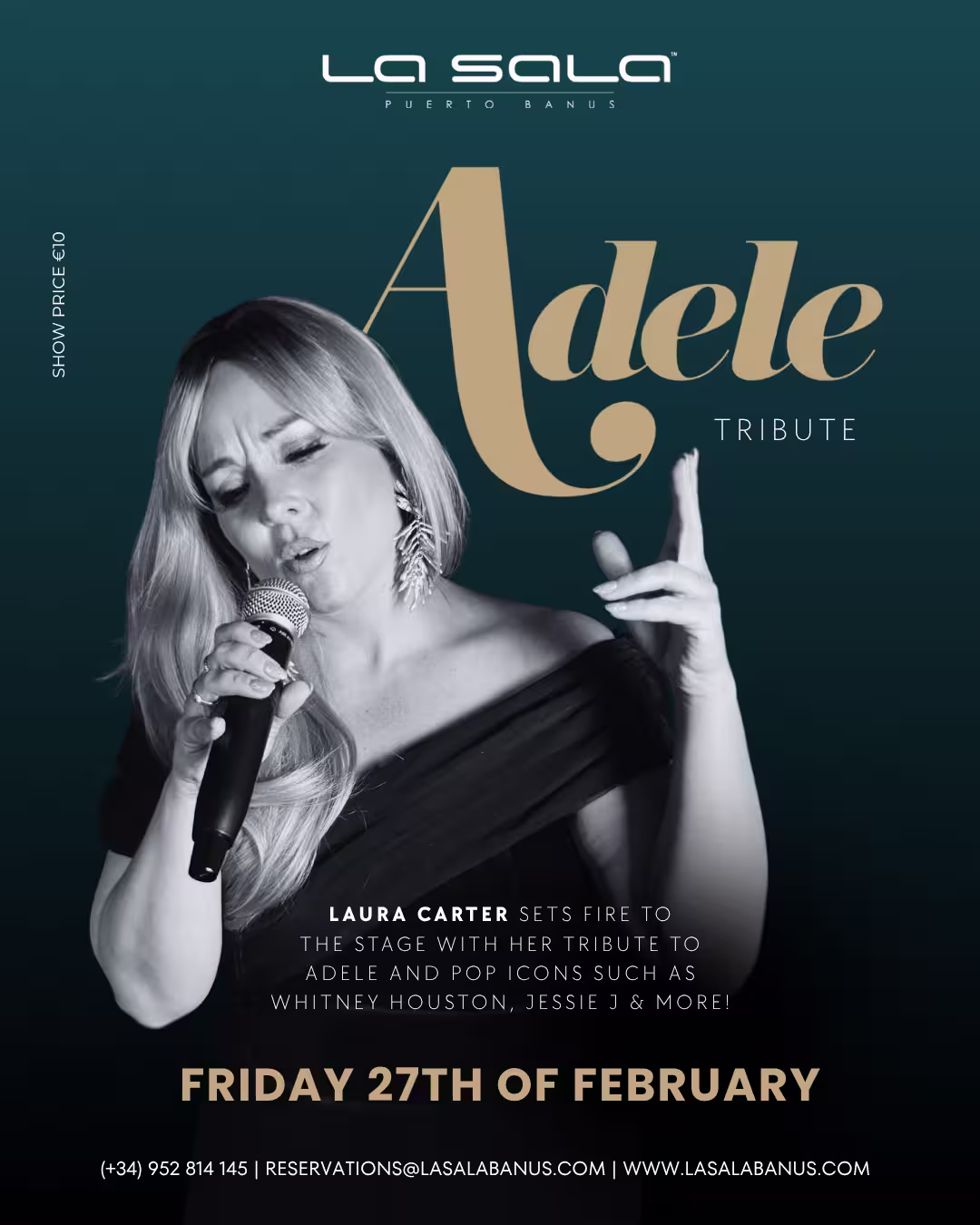 Marbella's number 1 Adele Tribute