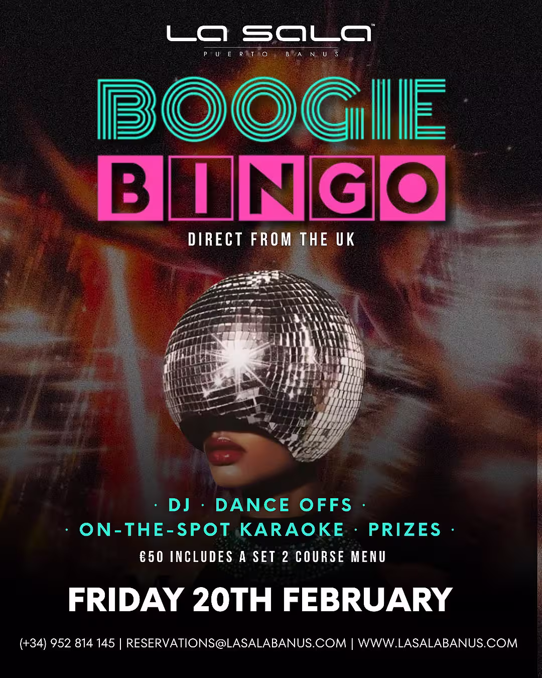 Boogie Bingo comes to Marbella
