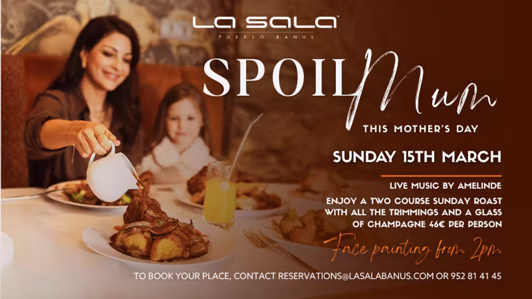 Celebrate Mother’s Day in Style at La Sala Puerto Banús