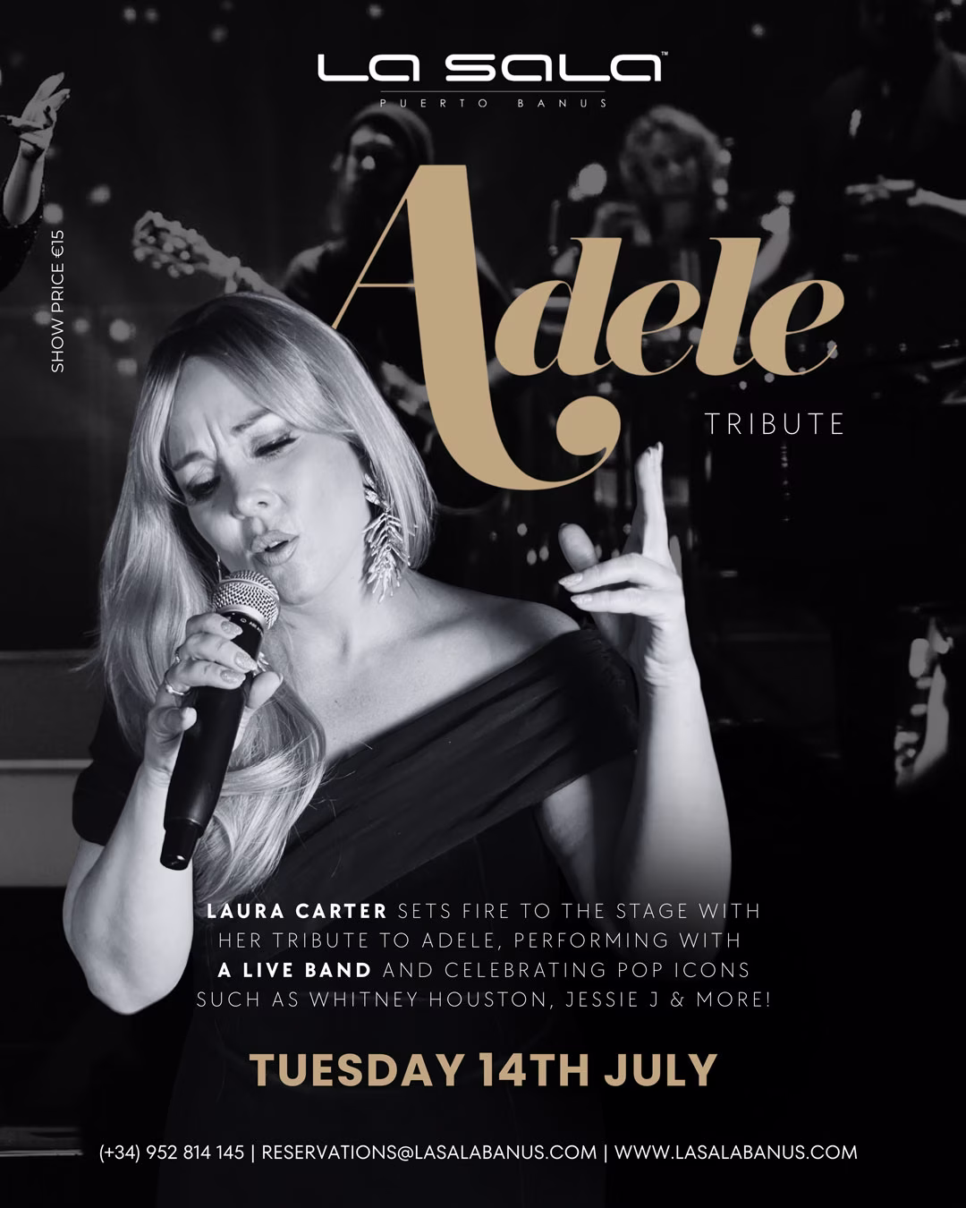 Adele tribute at La Sala Puerto Banusv