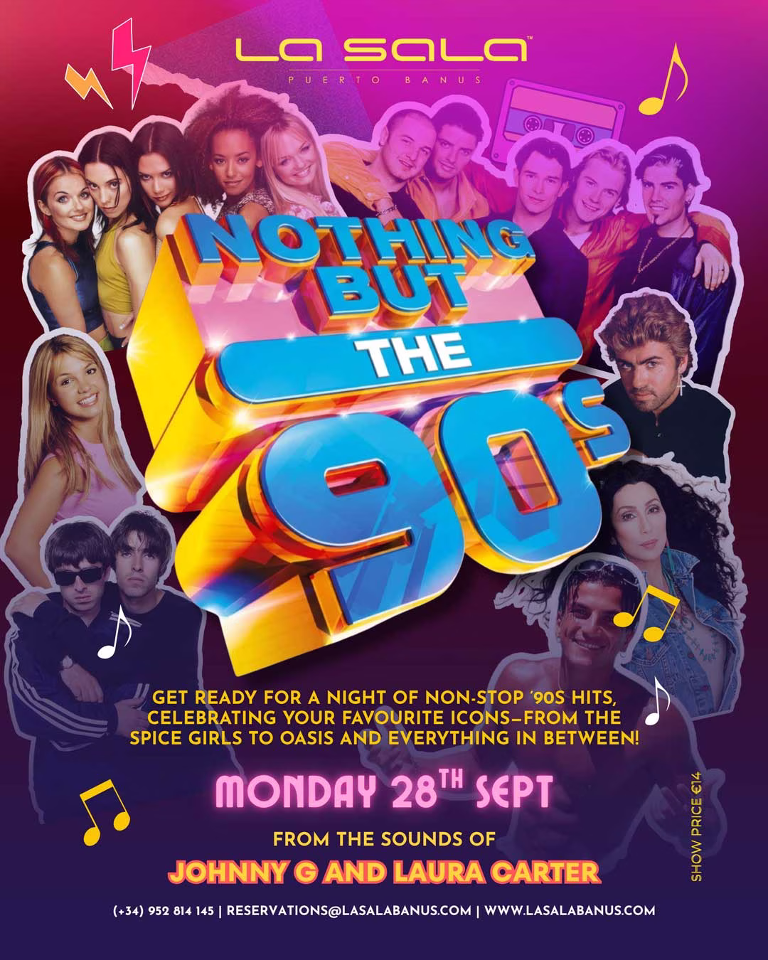 Marbella's tribute to the 90's at La Sala