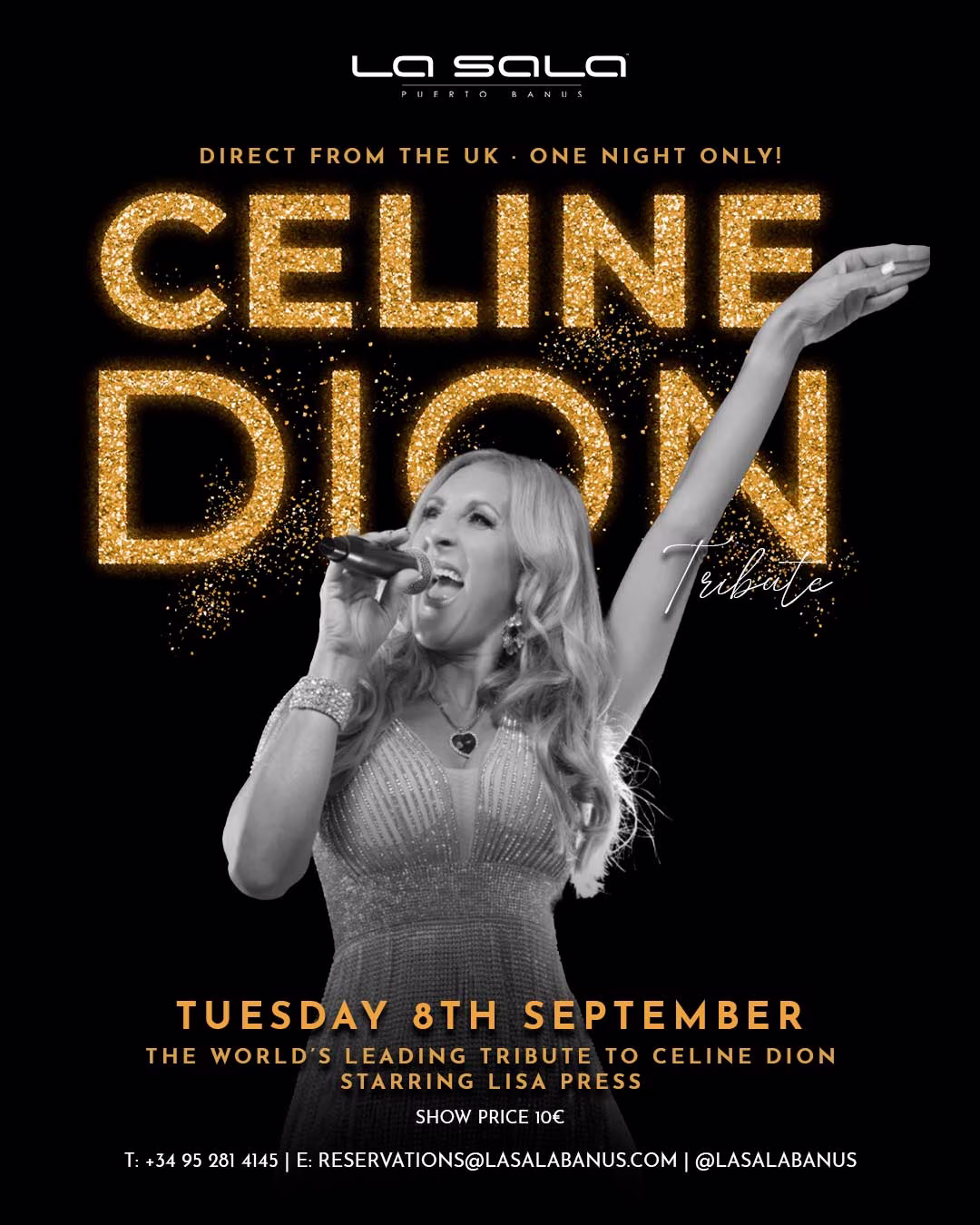 Celine Dion tribute at La Sala Celine Dion tribute at La Sala