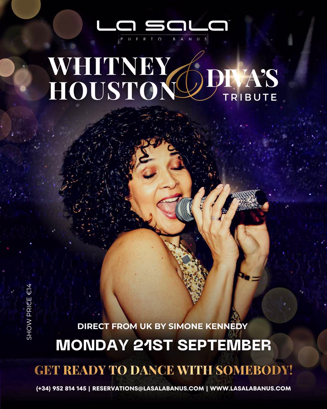 Whitney Houston Tribute in Marbella