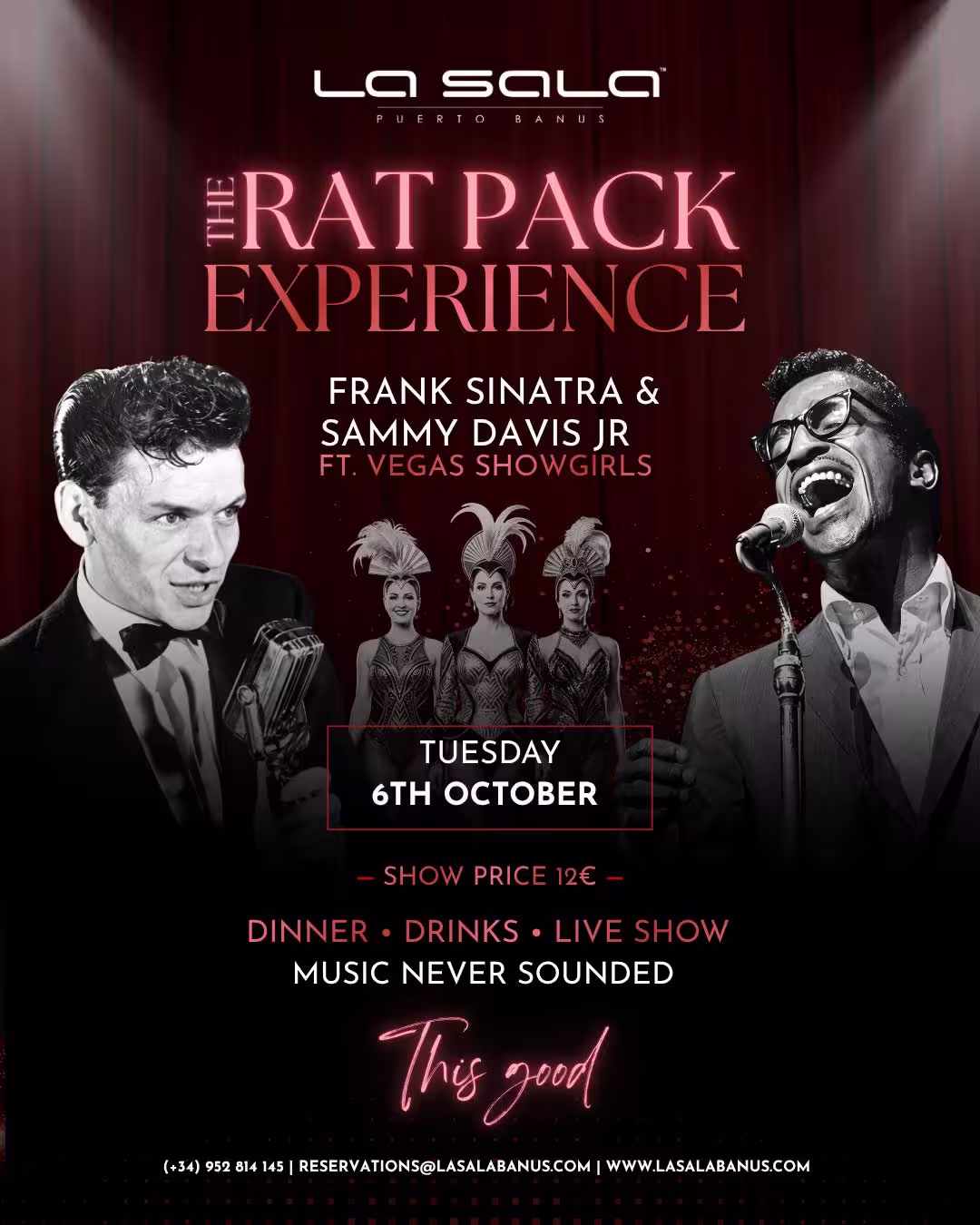 The Rat Pack Tribute at La Sala Puerto Banus