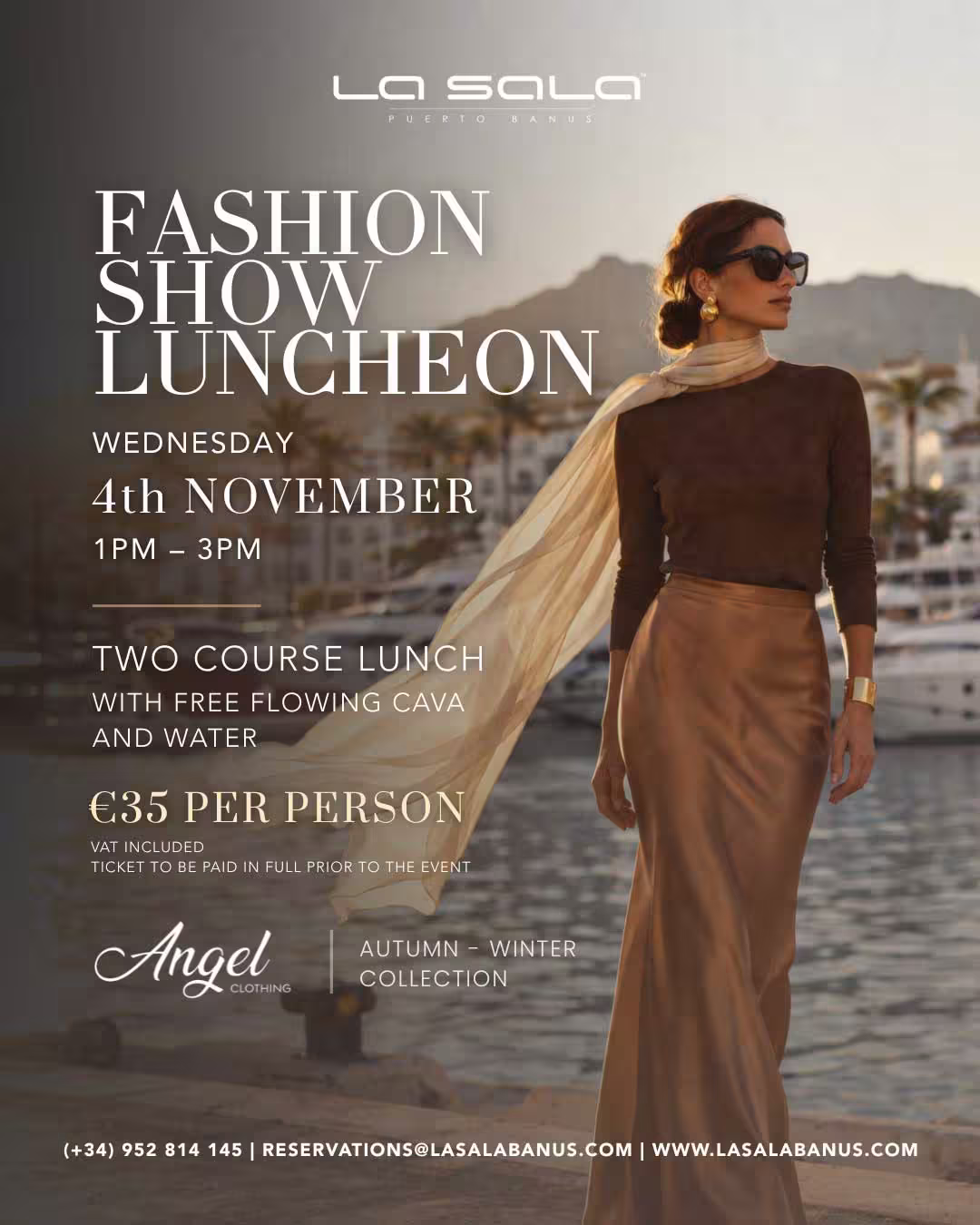Fashion show lunch in Marbella Fashion show lunch in Marbella